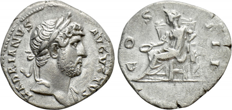 HADRIAN (117-138). Denarius. Eastern mint. 

Obv: HADRIANVS AVGVSTVS. 
Laurea...