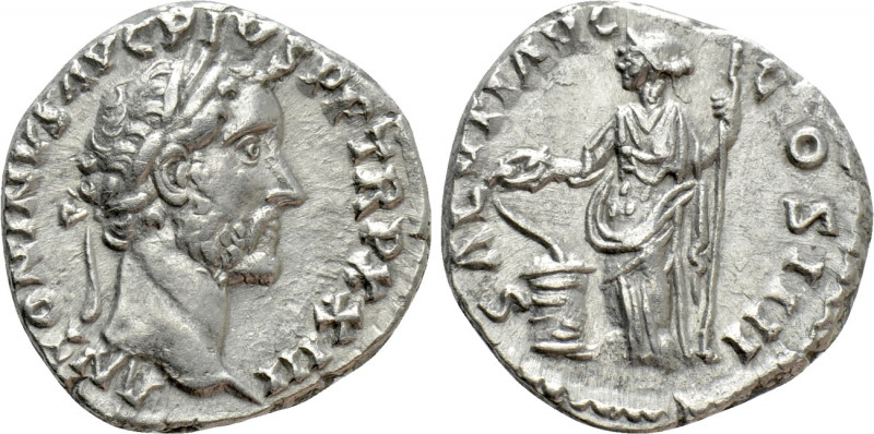 ANTONINUS PIUS (138-161). Denarius. Rome. 

Obv: ANTONINVS AVG PIVS P P TR P X...