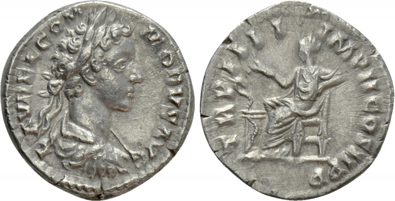 COMMODUS (177-192). Denarius. Rome. 

Obv: L AVREL COMMODVS AVG. 
Laureate, d...