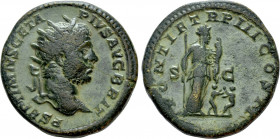 GETA (209-211). Dupondius. Rome