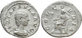 JULIA PAULA (Augusta, 219-220). Denarius. Antioch