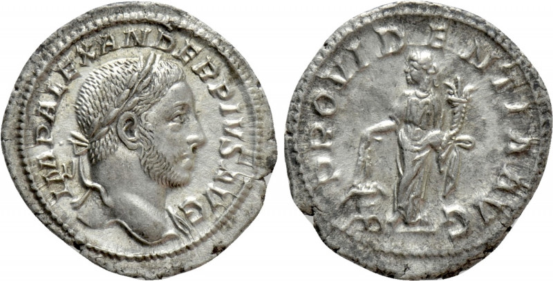 SEVERUS ALEXANDER (222-235). Denarius. Rome. 

Obv: IMP ALEXANDER PIVS AVG. 
...