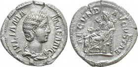 JULIA MAMAEA (Augusta, 222-235). Denarius. Rome