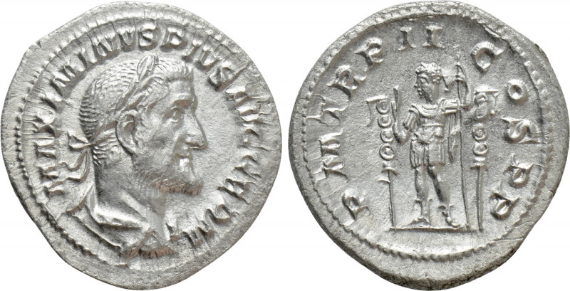 MAXIMINUS THRAX (235-238). Denarius. Rome. 

Obv: MAXIMINVS PIVS AVG GERM. 
L...
