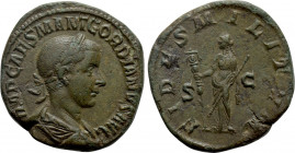 GORDIAN III (238-244). Sestertius. Rome