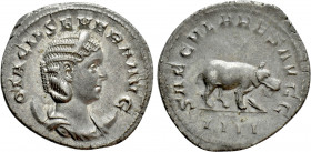 OTACILIA SEVERA (Augusta, 244-249). Antoninianus. Rome. Saecular Games/1000th Anniversary of Rome issue