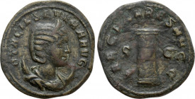 OTACILIA SEVERA (Augusta, 244-249). Dupondius. Rome. Saecular Games/1000th Anniversary of Rome issue