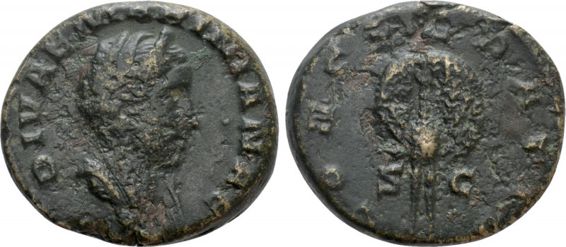 DIVA MARINIANA (Died before 253). As. Rome. 

Obv: DIVAE MARINIANAE. 
Diademe...