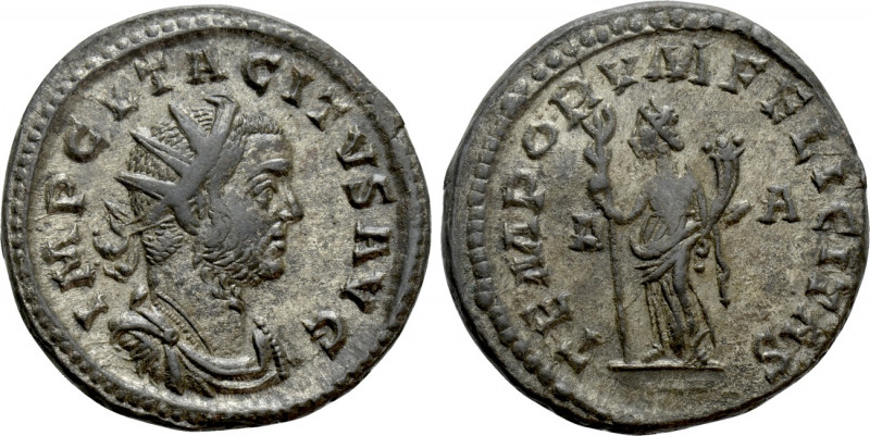 TACITUS (275-276). Antoninianus. Lugdunum. 

Obv: IMP CL TACITVS AVG. 
Radiat...