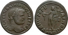 GALERIUS MAXIMIANUS (Caesar, 293-305). Follis. Alexandria