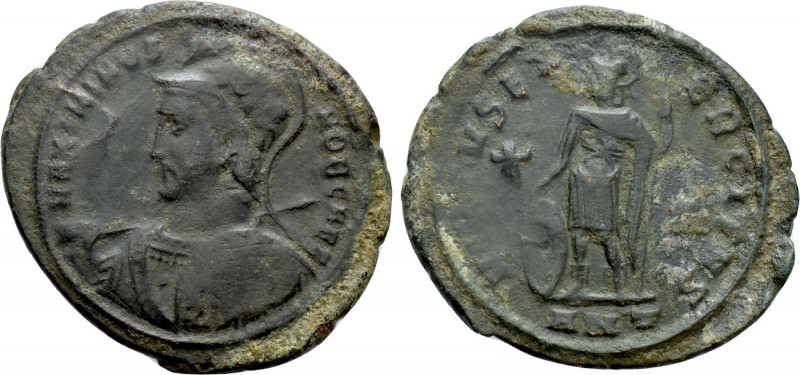 MAXIMINUS II DAIA (Caesar, 305-310). Follis. Antioch. 

Obv: MAXIMINVS NOB CAE...