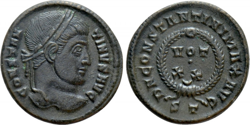 CONSTANTINE I 'THE GREAT' (307/10-337). Follis. Ticinum. 

Obv: CONSTANTINVS A...