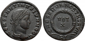 CONSTANTINE II (Caesar, 316-337). Follis. Rome