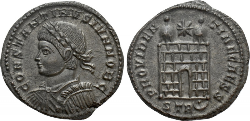 CONSTANTINE II (Caesar, 316-337). Follis. Treveri. 

Obv: CONSTANTINVS IVN NOB...