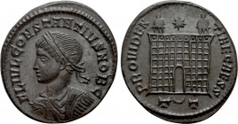 CONSTANTIUS II (337-361). Follis. Ticinum