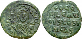 THEOPHILUS (829-842). Half Follis. Constantinople