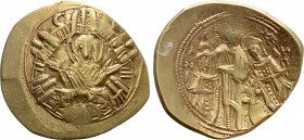 ANDRONICUS II with MICHAEL IX (1295-1320). GOLD Hyperpyron. Constantinople