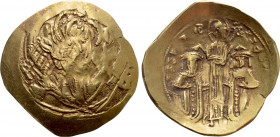 ANDRONICUS II with MICHAEL IX (1295-1320). GOLD Hyperpyron. Constantinople