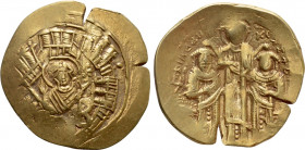 ANDRONICUS II with MICHAEL IX (1295-1320). GOLD Hyperpyron. Constantinople