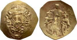 ANDRONICUS II with MICHAEL IX (1295-1320). GOLD Hyperpyron. Constantinople