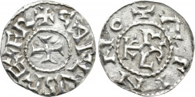CAROLINGIANS. Charlemagne (768-814). Denier. Agen