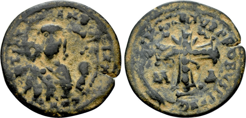 CRUSADERS. Edessa. Baldwin II ? (First reign, 1098-1104). Follis. Overstruck on ...