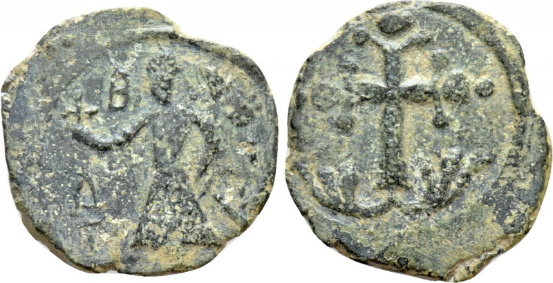 CRUSADERS. Edessa. Baldwin II (Second reign, 1108-1118). Follis. 

Obv: Baldwi...