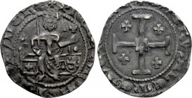 CRUSADERS. Lusignan Kingdom of Cyprus. Peter I (1359-1369). Gros