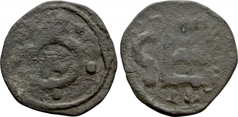 DALMATIA. Bar (Antivari). Anonymous Follaro (Circa 14th-15th century). 

Obv: ...