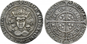 ENGLAND. Henry VI (First reign, 1422-1461). Groat. Calais. Rosette-mascle issue