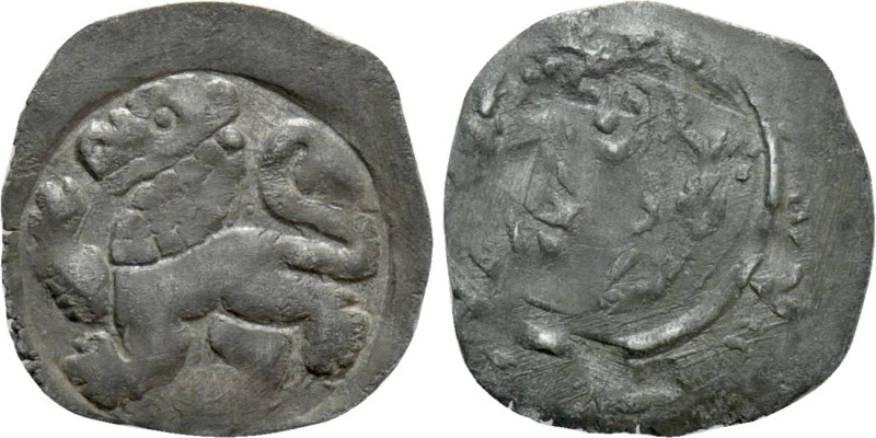 GERMANY. Nürnberg. Friedrich II (1215-1250). Pfennig. 

Obv: Lion advancing le...