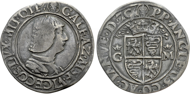 ITALY. Milano. Galeazzo Maria Sforza (1468-1476). Mezzo Testone. 

Obv: GALEAZ...