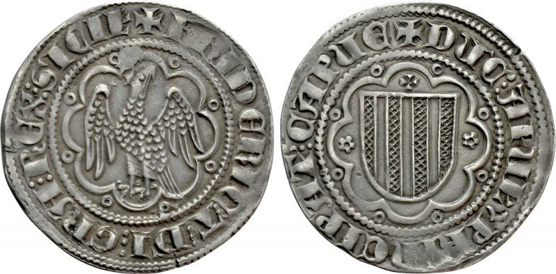 ITALY. Sicily. Messina. Federico III d'Aragona (1296-1337). Pierreale.

Obv: +...