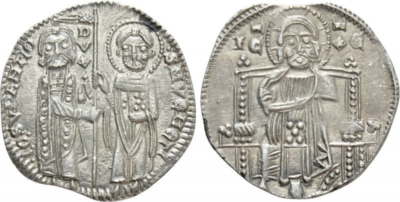 ITALY. Venice. Giovanni Soranzo (1312-1328). Grosso. 

Obv: IO SVPANTIO / DVX ...