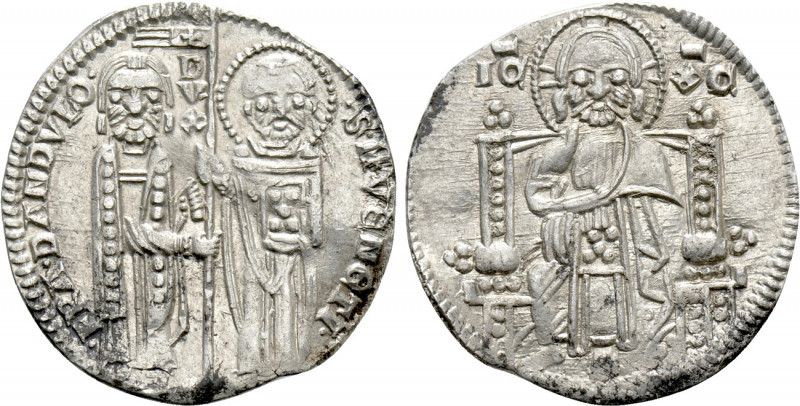 ITALY. Venice. Francesco Dandolo (1328-1339). Grosso. 

Obv: FRA DANDVLO / DVX...