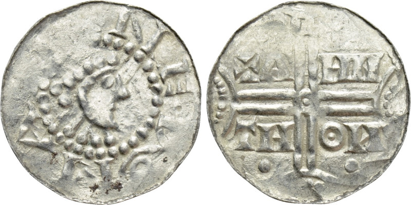 NETHERLANDS. Friesland. Hermann von Kalvelage (1020-1051). Denar. Emden. 

Obv...