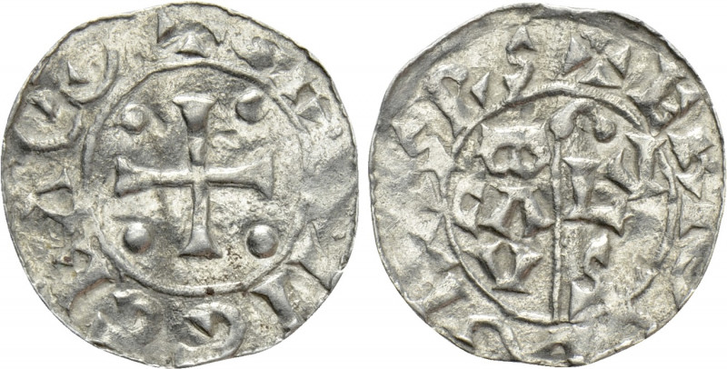 NETHERLANDS. Utrecht. Bernold (Bishop, 1040-1054). Denar. Groningen. 

Obv: BA...