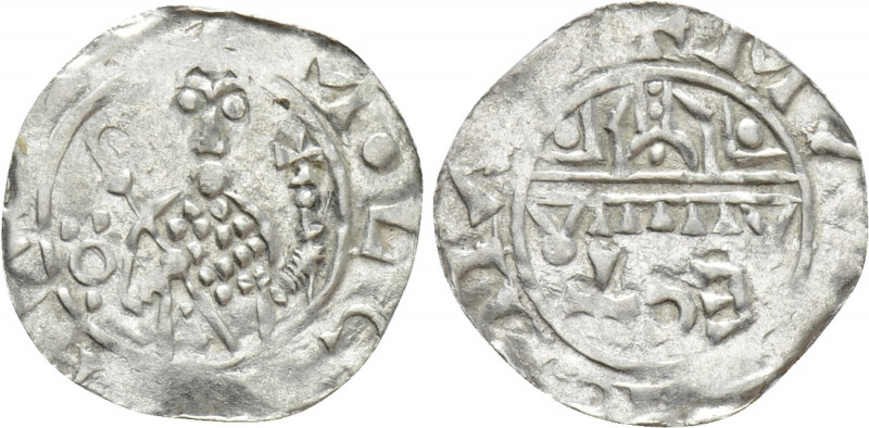 NETHERLANDS. Utrecht. Wilhelm de Ponte (1054-1076). Denar. 

Obv: Wilhelm stan...
