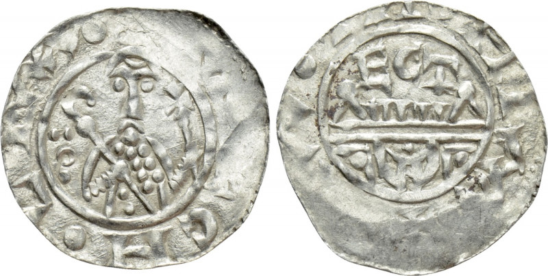 NETHERLANDS. Utrecht. Wilhelm de Ponte (1054-1076). Denar. 

Obv: Wilhelm stan...