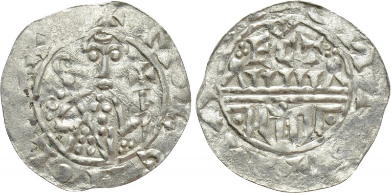 NETHERLANDS. Utrecht. Wilhelm de Ponte (1054-1076). Denar. 

Obv: Wilhelm stan...