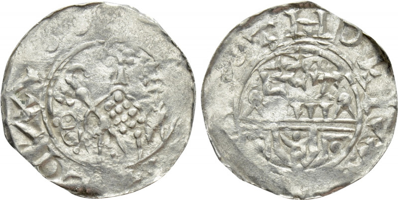 NETHERLANDS. Utrecht. Wilhelm de Ponte (1054-1076). Denar. 

Obv: Wilhelm stan...