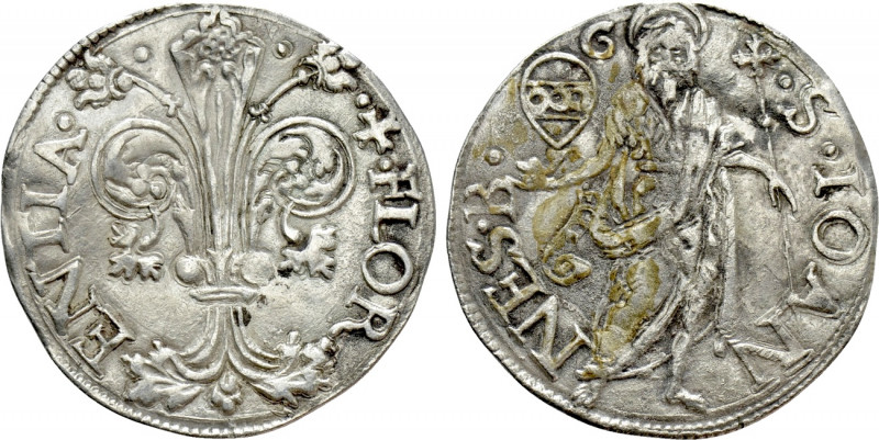 ITALY. Firenze. Republic (1189-1532). Grosso (1509 / II semestre). 

Obv: + FL...