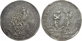 ITALY. Firenze. Cosimo III de Medici (1670-1723). Piastra (1676)