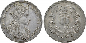 ITALY. Napoli. Carlo II (1675-1700). 50 Grana (1693)