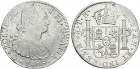 Mexico. Charles IV (1788-1808). 8 Reales (1806-TH)
