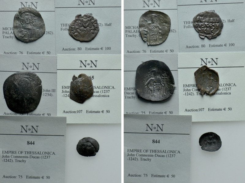 5 Byzantine Coins. 

Condition: See picture.

Weight: g.
 Diameter: mm.