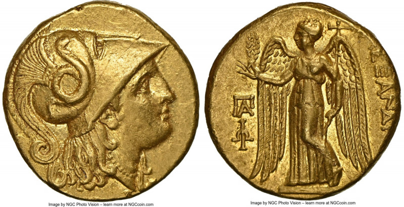 MACEDONIAN KINGDOM. Alexander III the Great (336-323 BC). AV stater (17mm, 8.54 ...