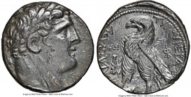 PHOENICIA. Tyre. Ca. 126/5 BC-AD 67/8. AR shekel (28mm, 13.66 gm, 12h). NGC AU 4/5 - 2/5. Dated Civic Year 48 (79/8 BC). Laureate head of Melqart righ...