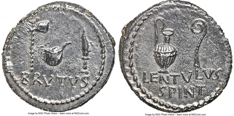 Q. Servilius Caepio (M. Junius) Brutus, as Imperator, assassin of Caesar (44-42 ...