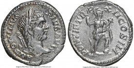 Caracalla (AD 198-217). AR denarius (18mm, 3.62 gm, 5h). NGC Choice XF 5/5 - 3/5. Rome, AD 209. ANTONINVS-PIVS AVG, Laureate bust of Caracalla right, ...